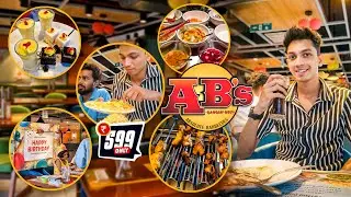 AB's - Absolute Barbecues | Madhyamgram | Unlimited Buffet at ₹599/-😮| Kolkata