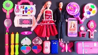 Hellokitty Toys Collection |3 Minutes Satisfying Unboxing Of Modern Barbie Doll Makeup Toys ASMR