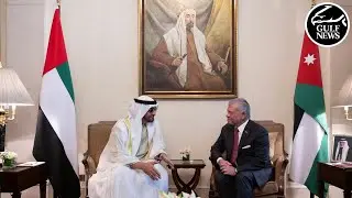 UAE President arrives in Amman, greeted by Jordan's King Abdullah II