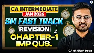Strategic Management Chapter 1 - Important Questions | One Shot | CA Inter Jan 26 | Akhilesh Daga