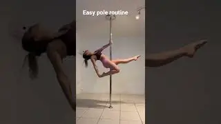 Check this easy pole routine for basic polers - Rutina de pole dance b&aacute;sico