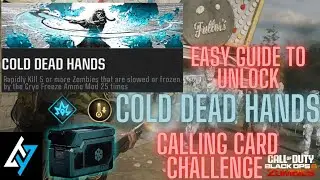 EASY GUIDE TO UNLOCK ( COLD DEAD HANDS ) CALLING CARD CHALLENGE