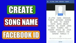 SONGS NAME FACEBOOK ID AISE BANAYE