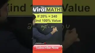 Percentage Value #viralmaths #adda247 #mathshorts #maths #mathsshorttrick #mathstricks #mathskills