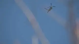 CH-47 Chinook flies over my house