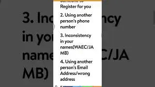 JAMB 2023 Registration Mistakes to Avoid