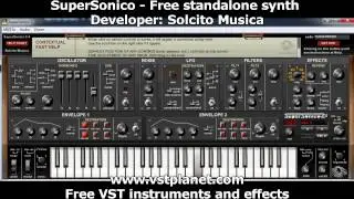 SuperSonico - Free standalone synth - vstplanet.com