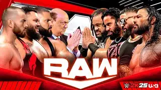 Матч команды Романа Рейнса против Вижена с Полом Хейманом &mdash; WWE RAW, полная запись, 13 января 202...