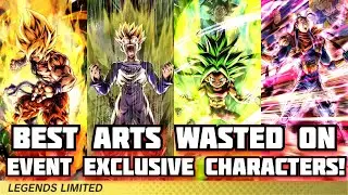 Best Arts Wasted On Event Exclusive Characters In Dragon Ball Legends