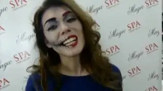 Макияж на Хэллоуин от студии красоты 