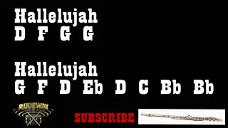Hallelujah - Leonard Cohen (Flute Notes) {Rudeway}
