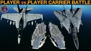*NEW* Player vs Player Tactical Carrier Battle (with ship captains) | DCS