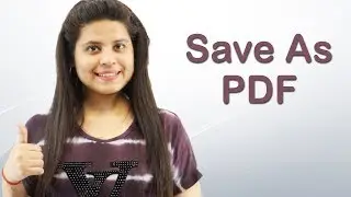 How to Save File as PDF in Adobe Illustrator - Online Free tutorial Chapter 14 Video 4