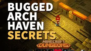 Arch Haven Chest Bugged Secret Location Minecraft Dungeons (Impossible to Pick Up)