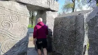 Exploring Parks and Art in Montreal on a bicycle while being followed by my DJI drone.
