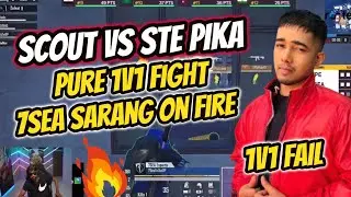 Neyo Reaction On Scout VS STE Pika Pure 1v1 | 7sea Vs STE