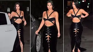 Kim Kardashian wore a very difficult outfit to Stephanie Shepherd's star-studded wedding