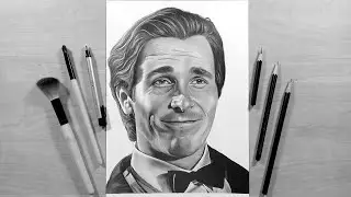 Patrick Bateman drawing #patrickbateman #art
