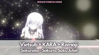 [KNFS] Vietsub + Kara + Romaji - Sakurabu~Sakura, Saku  Juliet