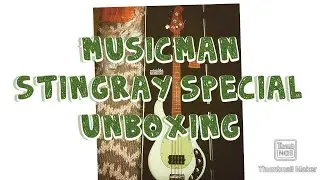 Ernie ball musicman stingray special unboxing