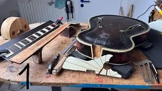 Guitar Restoration part 1 - Armin Paulus 1950s German archtop