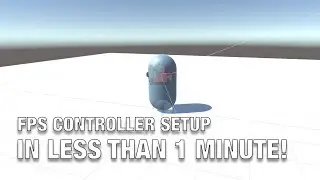 Unity3D FPS controller setup in less than a minute