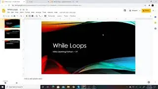 Intro to Python - While Loops