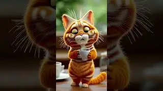 My Cute Cat in Asian-day 10. #3danimation #cutecat