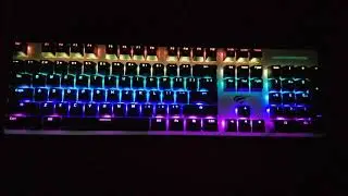 GAMENOTE RGB BACKLIT MECHANICAL GAMING KEYBOARD HV-KB366L
