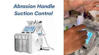 Professional Hydro Dermabrasion Machine - Basic How to Adjust the Suction of the Bubble Pen