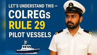 COLREGs Rule 29 - ⚓🚢 🧭 ⛵ 🌊 Pilot Vessels | Complete Lights and Shapes Explanation for Seafarers