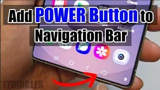 How to Add POWER Button to Navigation Bar