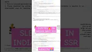 ll My Joining Letter Indian Navy SSR ll#Navyssr #navy #motivation #shorts #navynda #exam