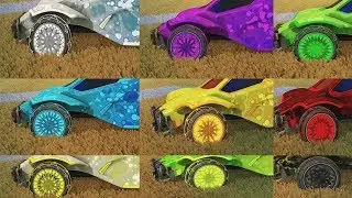 ALL PAINTED WONDERMENT WHEELS!!! Rocket League Update