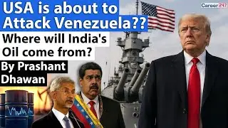 USA is about to Attack Venezuela?? Where will India's Oil come from?