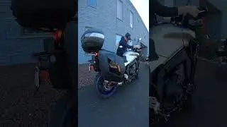 Tracer 9 GT | Akrapovic Carbon #amazing #shorts #revving #exhaust #yamaha #motorcycle #sound #asmr