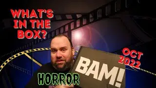 BAM HORROR MYSTERY BOX OCTOBER 2022  WHAT'S IN THE BOX?