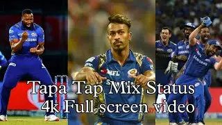 Tapa Tap mix Ipl 4k Status Mumbai indian Status video Hardik Pandya Status  4k video full screen