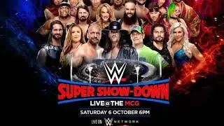 WWE super showdown 2018