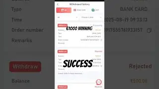 11 CLUB withdrawal AND 61000 winning