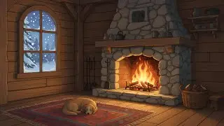 Vintage Jazz Night | Cozy Cabin Vibes for Serene Evenings