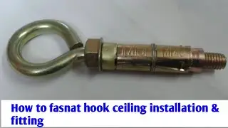 How to set ceiling fasnat hook | Fasnat hook installation kaise kare | SM Electrician