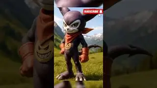 Impmon&rsquo;s EPIC Mega Evolution 😈#digimon #digivolution #digimontamers #shorts