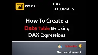 Create a Calendar Table By Using DAX in power bi | Power BI Desktop |