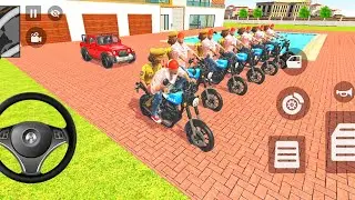 Indian Auto Thaft simulator game me franklin ne apni Royal Enfiled bike drive Kay hai game games 