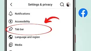 Facebook Tab/ Navigation bar | Customise the bar | Manage notification dots