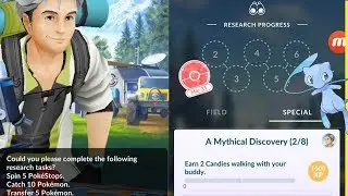 1/8 Mythical Discovery Mew Quest! Where is Mew, Celebi, Deoxys etc?