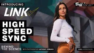 LINK 800WS Flash Unit | Behind-the-scenes using HSS Mode for Portraits