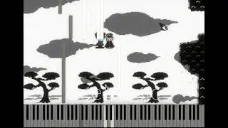 Yume 2kki - Monochrome Feudal Japan: Gakuran (Piano Tutorial)