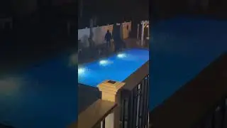 Had some crazy rain all of a sudden #ytshorts #fypage #youtube #rain #rainsounds #weather #poolparty